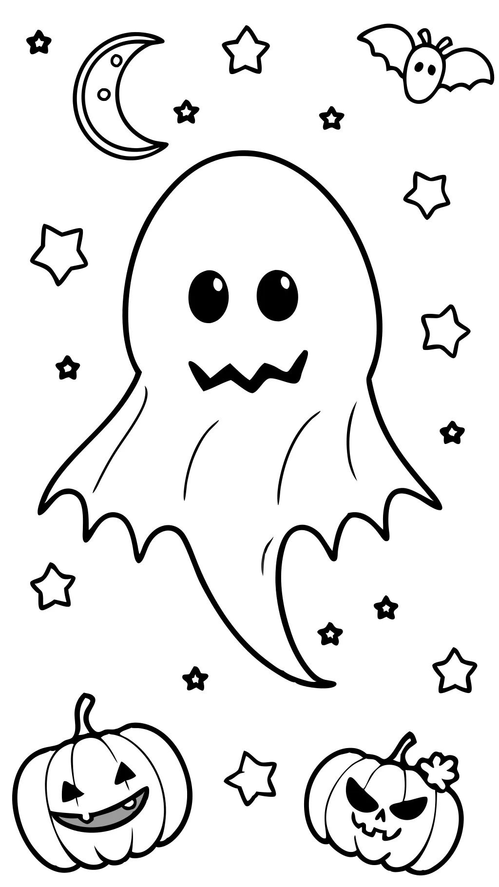 halloween ghost coloring pages